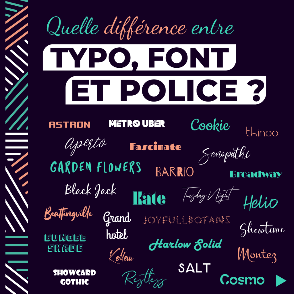 Quelle Diff rence Entre Typo Fonte Et Police M lody Bernardin